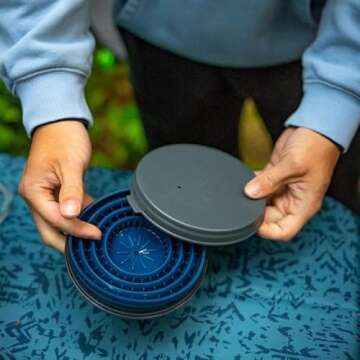 GSI Outdoors Pour-Over Java Drip I Travel Drip Coffee Maker, Collapsible Cone Fits All Coffee Cups & Mugs for Caravan, RV, Camping & Backpacking