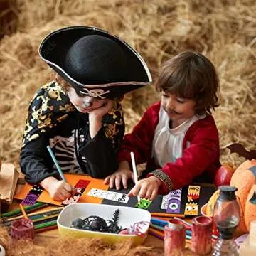 X1zuue 75Pcs Halloween Color Your Own Bookmarks, Kids DIY Coloring Blank Bookmarks Halloween Party Game Prize Art Craft Supplies for Teachers Students Fillers Classroom Reading Club Rewards Book Decor