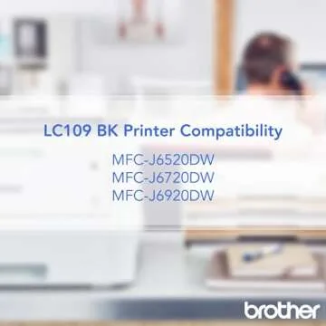 Brother Printer Ultra High Yield Inkjet Cartridge - Black (LC109BK)