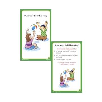Super Duper Publications | Upper Body and Core Strength Fun Deck | Occupational Therapy Flash Cards | Gross Motor Movement Activity | Educational Learning Materials for Children