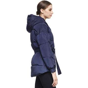 Orolay Women's Hooded Coat - Short and Stylish for Winter