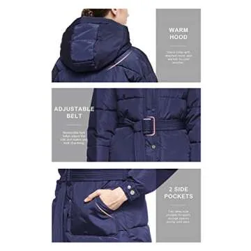 Orolay Women's Hooded Coat - Short and Stylish for Winter