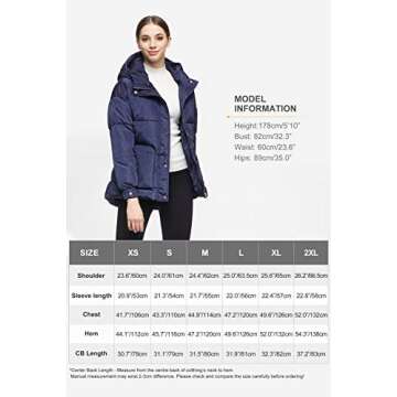 Orolay Women's Hooded Coat - Short and Stylish for Winter