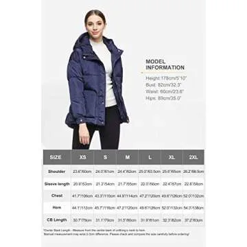 Orolay Women's Hooded Coat - Short and Stylish for Winter