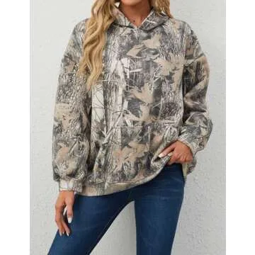 Anoumcy Camo Hoodie for Men and Women - Trendy Fleece Wear