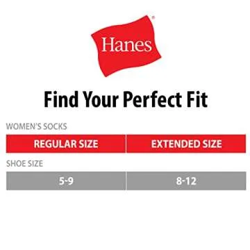 Hanes Women's Value, Crew Soft Moisture-Wicking Socks, Available in 10 and 14-Packs, White-14, 8-12