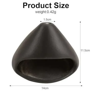 Yawlsow Palo Santo Holder Burner, Charcoal Bakhoor Incense Burner,Smudge Bowl,Sage Holder,Ash Catcher for Meditation Zen Decor (Black)