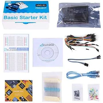 ELEGOO UNO Project Basic Starter Kit with Tutorial and UNO R3 Compatible with Arduino IDE
