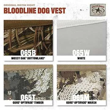 Rig'Em Right Duck Hunting Dog Vest with Neoprene Protection