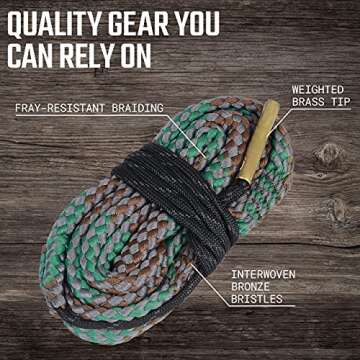 Ultimate Rifle Build Gun Snake - Efficient Gun Cleaning Rope
