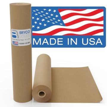 Bryco Goods Brown Butcher Paper Roll for BBQ and Crafts