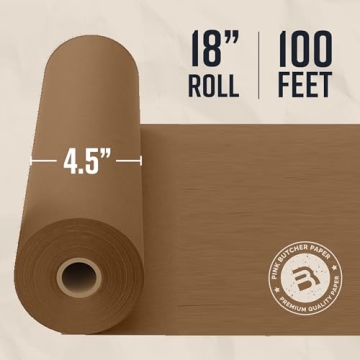 Bryco Goods Brown Butcher Paper Roll for BBQ and Crafts