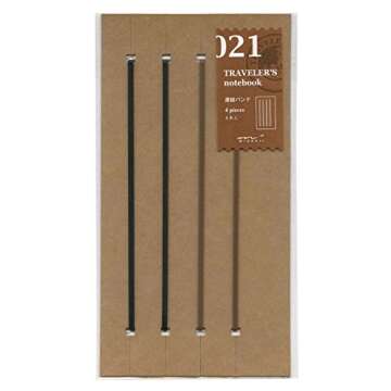 Midori Traveler's Notebook Leather Bundle Set - Regular Size Brown