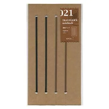 Midori Traveler's Notebook Leather Bundle Set - Regular Size Brown