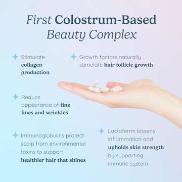 WonderCow Hair Skin and Nails Vitamins for Glowing Skin