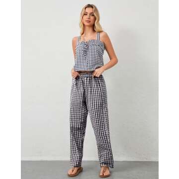 MISSACTIVER Y2K Plaid Pants for Effortless Style