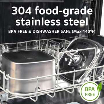 Veken Innovation Award Winner Stainless Steel Cat Water Fountain, Dad Gifts, 95oz/2.8L Automatic Pet...