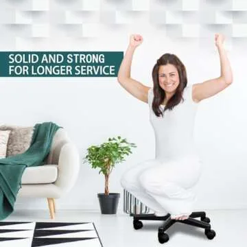 Adjustable Salon Tray on Wheels - Durable and Mobile