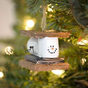 Adorable S'mores Sandwich Holiday Ornament for Decor