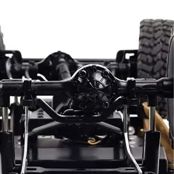 The perseids RC Rock Crawler WPL C24 RTR 1/16 Pickup Trucks Blue with LED Lights 2.4Ghz 4x4 Off-Road RC Semi Trucks All Terrain Car, RC Crawler Remote Control Truck for Adults