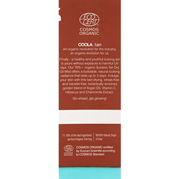 Natural COOLA Organic Self Tanner for Sun-Kissed Skin