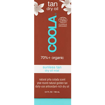 Natural COOLA Organic Self Tanner for Sun-Kissed Skin