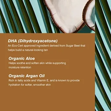 Natural COOLA Organic Self Tanner for Sun-Kissed Skin