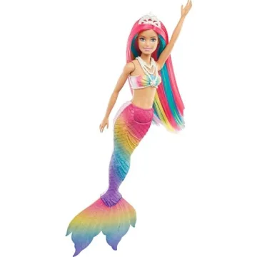 Barbie Dreamtopia Rainbow Magic Mermaid Doll with Color Change Feature