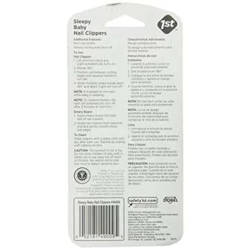 Safety 1st Baby Nail Clipper Set with Built-in Light