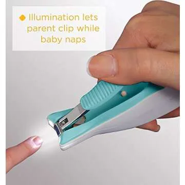 Safety 1st Baby Nail Clipper Set with Built-in Light