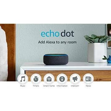 Echo Dot (3rd Gen, 2018 release) - Smart speaker with Alexa - Charcoal