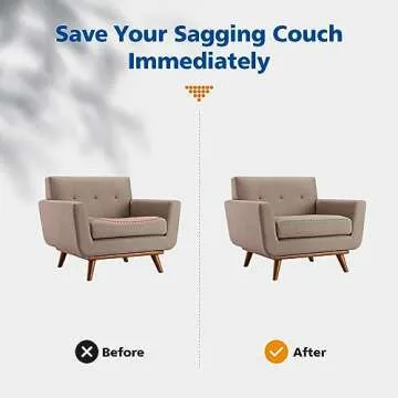 Couch Cushions Support for Sagging Seat – 20X20 inch Foam