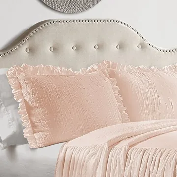 Lush Decor Ruffle Skirt King Bedspread Set