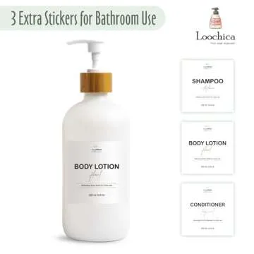 LOOCHICA Glass Soap Dispenser for Kitchen or Bath Use