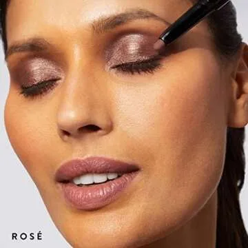 LAURA GELLER NEW YORK Make It A Double Dual-Ended Eyeshadow - Rosé - Cream Eyeshadow Stick + Matching Powder Eyeshadow - Crease-Proof & Smudge-Proof