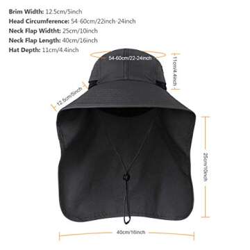 Outdoor Sun Hat for Men with UV Protection Wide Brim