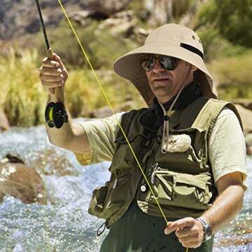 Outdoor Sun Hat for Men with UV Protection Wide Brim