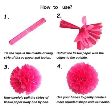 Fiesta Party Decorations Supplies, Multi-Color Hanging Paper Fans, Pom Poms Flowers, Garlands String Polka Dot, Triangle Bunting Flags for Birthday Parties, Wedding Decor, Fiesta or Mexican Party