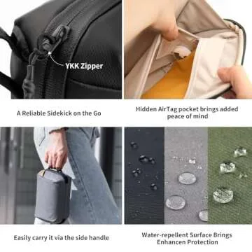 PGYTECH Travel Tech Organizer, Waterproof Pouch for Electronics