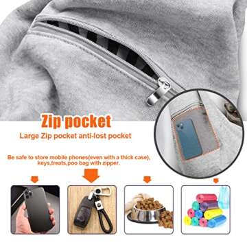 Tomkas Small Dog Sling Carrier for 3-10 lbs Pets