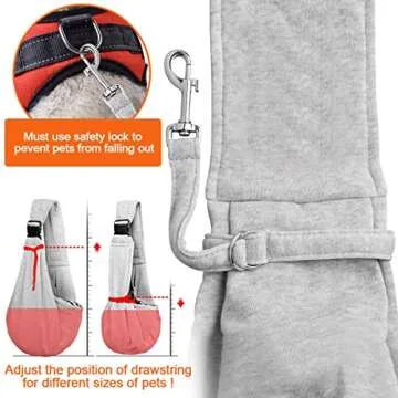 Tomkas Small Dog Sling Carrier for 3-10 lbs Pets