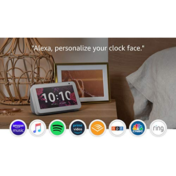 Echo Show 5 Sandstone with Blink Mini Smart Security