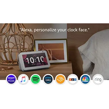 Echo Show 5 Sandstone with Blink Mini Smart Security