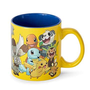 Officially Licensed Pokemon Coffee Mug - Vibrant & Fun!