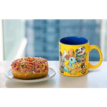 Officially Licensed Pokemon Coffee Mug - Vibrant & Fun!