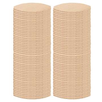 YWBL-WH 100Pcs Number 0 Beech wood Joining Biscuits Board Docking Tool (0#)