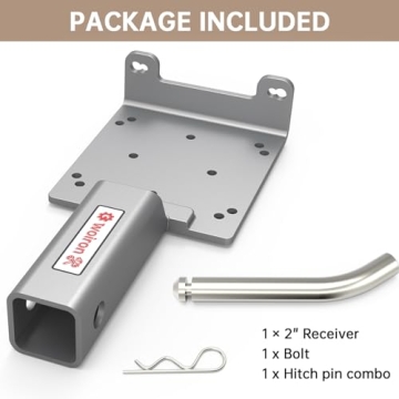 Durable 2" Winch Mount Plate for Trucks and ATVs