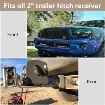 Durable 2" Winch Mount Plate for Trucks and ATVs