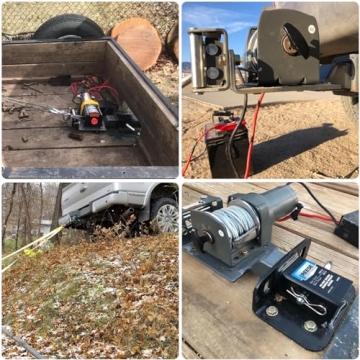 Durable 2" Winch Mount Plate for Trucks and ATVs