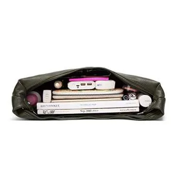 Ashioup Hobo Bags for Women Soft PU Leather Slouchy Shoulder Bag Green Purse